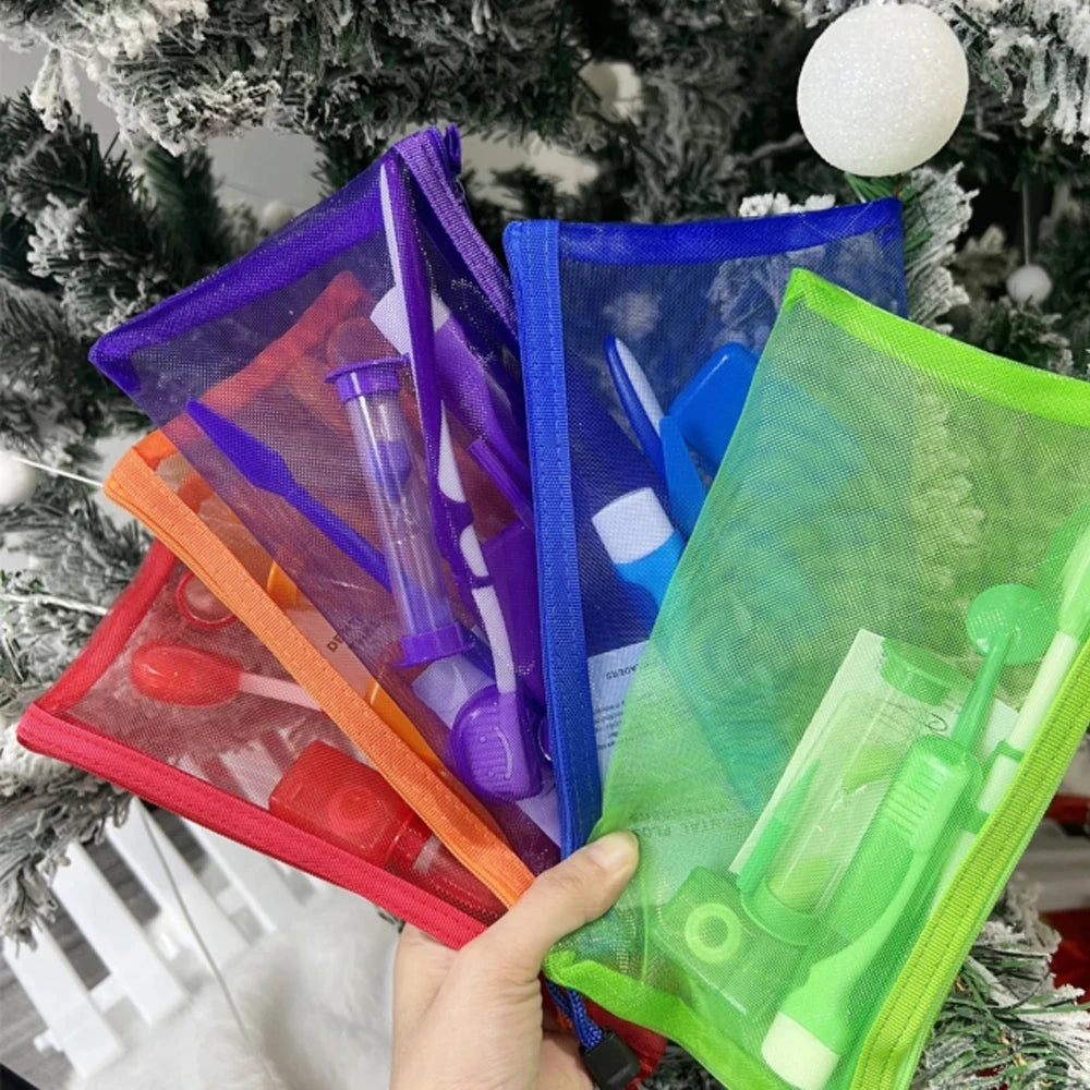 8pcs/set Dental Orthodontic Cleaning Kit Toothbrush Orthodontic Dental Cleaning Kit Travel Dental Kit Interdental Brush Outdoor Kinetics