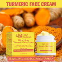 Turmeric Face Moisturizing Cream Hydrating Skin Nourishing Glow Locking Anti Oxidant Soothing Daily Facial Lotion Self Care Outdoor Kinetics