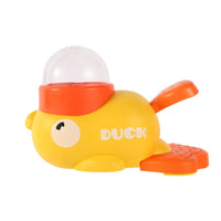 2-in-1 Interactive Dog Toy Pet Automatic Food Treat Dispenser Cartoon Duck Design Slow Food Pet Snack Feeder for Dog Training Outdoor Kinetics