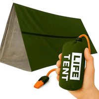 2-Person Emergency Tent Waterproof Camping Travel Pergola Family Campaign House Tourist Tents Cool Gear Equipment Coat OtdoorEdge Supply