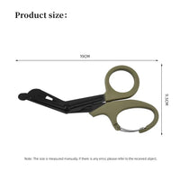 Camping Outdoor  gear tactical rescue Scissor trauma gauze Emergency First Aid Shears Paramedic bandage Medical Scissors Tools OtdoorEdge Supply