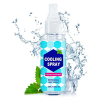 Cooling Spray for Body 50ml Summer Face Refreshing Mist Mint Scent Instant Cooling Spray for Adults Outdoor Activities Workout Outdoor Kinetics