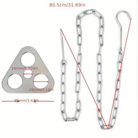Portable Camping Gear and Equipment  Detachable Outdoor Barbecue Tripod Hanging Rack  Campfire Cooking Accessories Set OtdoorEdge Supply