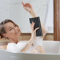 Body Exfoliator Towel Bath Body Back Wash Cloth Towel Bath Scrubber Exfoliating Scrub Shower Sponge Body Bathroom Accessories Outdoor Kinetics