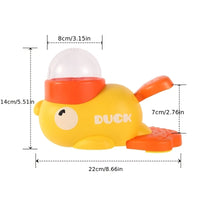 2-in-1 Interactive Dog Toy Pet Automatic Food Treat Dispenser Cartoon Duck Design Slow Food Pet Snack Feeder for Dog Training Outdoor Kinetics