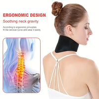 1-Pack Heated Neck Massager - Adjustable Ergonomic Design with Heat for Neck Back Shoulder, Durable Nylon, Ideal Gift Outdoor Kinetics
