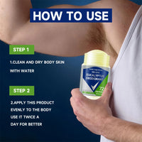 Deodorant for Men Roll-on Bottle Reduce Sweating Odor Remover Underarm Body Deodorant Stick Fast Dry Lasting Portable Refresh Outdoor Kinetics