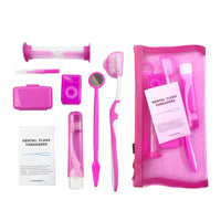 8pcs/set Dental Orthodontic Cleaning Kit Toothbrush Orthodontic Dental Cleaning Kit Travel Dental Kit Interdental Brush Outdoor Kinetics