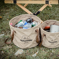 Naturehike Outdoor Camping Portable Waterproof Foldable Round Bucket Travel Wash Basin Camping Gear Multitool OtdoorEdge Supply