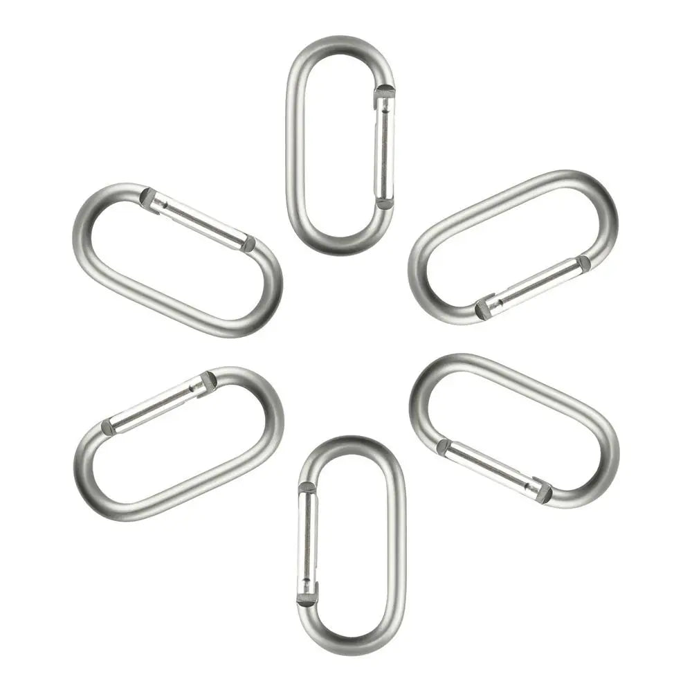2/5/10pcs Alloy Aluminum Survival Gear Camp Mountaineering Hook Carabiners Carabiner Travel Kit Camping Equipment OtdoorEdge Supply