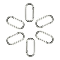 2/5/10pcs Alloy Aluminum Survival Gear Camp Mountaineering Hook Carabiners Carabiner Travel Kit Camping Equipment OtdoorEdge Supply