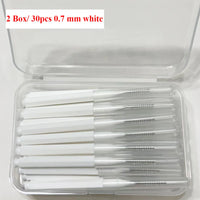 30pcsInterdental Brushes Dental Brush Between Teeth For Dental Orthodontic Clean Between Teeth Cleaning Tools Soft Micro Brushes Outdoor Kinetics
