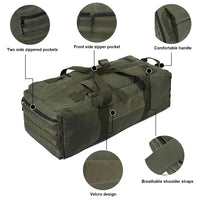 Tactical Duffel Bag with Backpack Straps Heavy Duty Duffel Bag 80L Large Tactical Gear Bag for Men Women Traveling Hunting Gear OtdoorEdge Supply