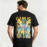 Oversized T Shirt Summer CAMUS KNIGHTS OF THE ZODIAC Fashion T-Shirts  Cotton Tee Shirt for Couple Y2K Funny Short Sleeve Tees Outdoor Kinetics