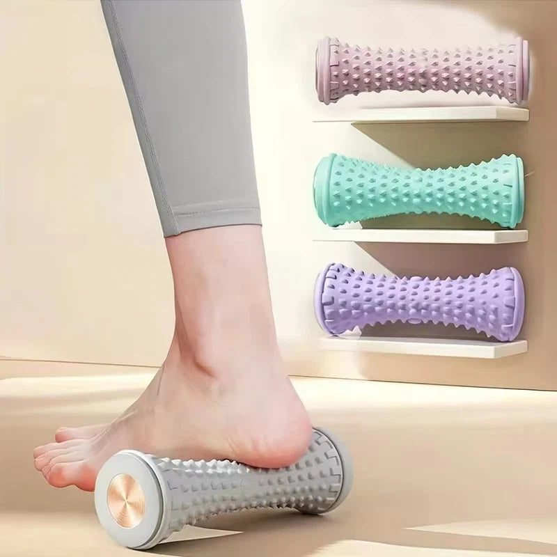 Foot Massager Massage Roller Yoga Massage Ball Plantar Fascia Roller Muscle Relaxation Care Plastic Manual Foot Massager Rollers Outdoor Kinetics
