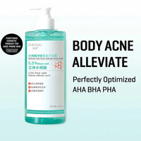 16.9 oz Salicylic Acid Body Wash, Gentle & Smoothing  Mild Exfoliating Daily Acne Body Wash Deep Cleanses Back Acne and Sebum Outdoor Kinetics