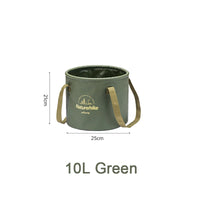 Naturehike Outdoor Camping Portable Waterproof Foldable Round Bucket Travel Wash Basin Camping Gear Multitool OtdoorEdge Supply