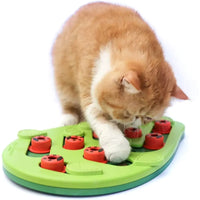 Cat Puzzle Treat Toy Made of High Quality Non Toxic Plastic with Playful and Interactive Style Adjustable Difficulty Mental Outdoor Kinetics