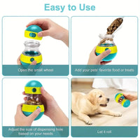 Interactive Dog Snack Dispenser Toy, Suitable for All Types of Slow Feeders, Plastic Pet Toys, Bringing Fun and Healthy Eating Outdoor Kinetics