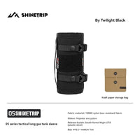 Blackened Gas Cylinder Protective Cover Outdoor Series Anti-Collision Camping Decoration Storage for Camping Gear OtdoorEdge Supply