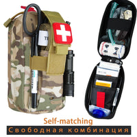 Emergency Survival Kit Gear First Aid Kit Admin Pouch EMT Camping Gear Tactical Trauma Molle EDC IFAK OUTdoor Tools OtdoorEdge Supply