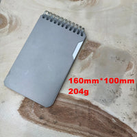 EDC Titanium Alloy Notepad Portable Recyclable Tools Outdoor DIY Survival Camping Gear EDC Multifunction Tools OtdoorEdge Supply