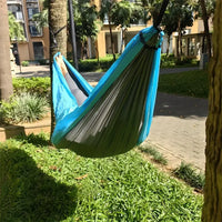 Camping Hammock Camping Accessories Gear for Outdoor Indoor with Tree Straps Nylon Lightweight Hammocks for Touring Hiking OtdoorEdge Supply