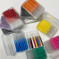 30pcsInterdental Brushes Dental Brush Between Teeth For Dental Orthodontic Clean Between Teeth Cleaning Tools Soft Micro Brushes Outdoor Kinetics