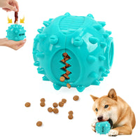 Dog Interactive Chew Treat Dispensing Ball - Self-Play, Boredom Relief, Bite-Resistant, Teeth Cleaning Pet Toy, Outdoor Kinetics
