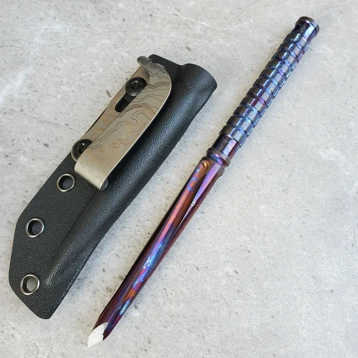EDC Titanium alloy Crowbar Hand Outdoor Camping Gear EDC Multifunction Portable Tools OtdoorEdge Supply