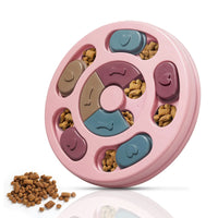 Dog Treat Puzzle Toy Food Dispenser IQ Training Mental Enrichment Slow Feeder Interactive Pet Game for Small Medium Large Dogs Outdoor Kinetics
