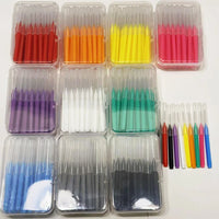 30pcsInterdental Brushes Dental Brush Between Teeth For Dental Orthodontic Clean Between Teeth Cleaning Tools Soft Micro Brushes Outdoor Kinetics