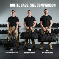25L 45L 80L Sport Travel Bag Molle Tactical Backpack Gym Fitness Bag Large Duffle Bags for Camping Hunting Fishing OtdoorEdge Supply