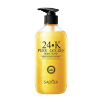 500ml24KPure Gold Body Wash Clean Long Lasting Fragrance Bath Foam Foam Bath Liquid Body Wash Shampoo Moisture Skin Clean Outdoor Kinetics