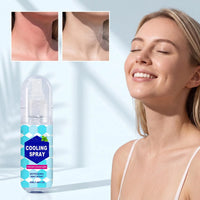 Cooling Spray for Body 50ml Summer Face Refreshing Mist Mint Scent Instant Cooling Spray for Adults Outdoor Activities Workout Outdoor Kinetics