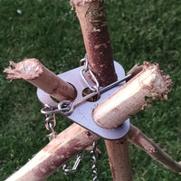 Portable Camping Gear and Equipment  Detachable Outdoor Barbecue Tripod Hanging Rack  Campfire Cooking Accessories Set OtdoorEdge Supply