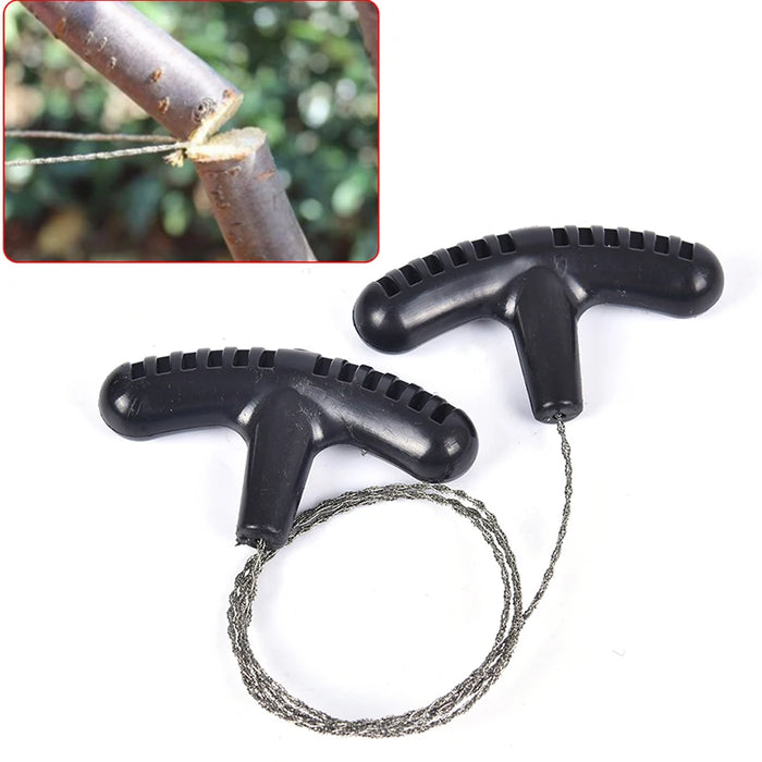Manual Hand Steel Travel Tools Outdoor Camping Hiking Rope Chain Saw Practical Portable Emergency Survival Gear Steel Wire Kits OtdoorEdge Supply