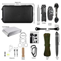 Professional Emergency Survival Kit Gear Camping Multifunction Tactical Defense Equipment First Aid SOS Wilderness Adventure OtdoorEdge Supply