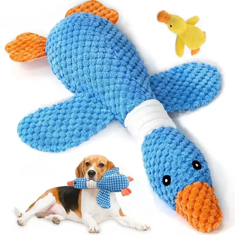 Indestructible Pet Toys for Aggressive Chewers Cats Dogs,Chew Squeak Toy Cats Dogs Interactive Plush Doll Pet Products Outdoor Kinetics