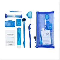 8pcs/set Dental Orthodontic Cleaning Kit Toothbrush Orthodontic Dental Cleaning Kit Travel Dental Kit Interdental Brush Outdoor Kinetics