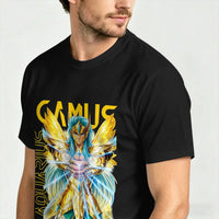 Oversized T Shirt Summer CAMUS KNIGHTS OF THE ZODIAC Fashion T-Shirts  Cotton Tee Shirt for Couple Y2K Funny Short Sleeve Tees Outdoor Kinetics
