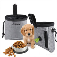 Dog Treat Training Pouch Easily Carries Pet Food Bag Kibble, Treats Built In Poop Bag Dispenser Outdoor Dog Trainings Bag Outdoor Kinetics