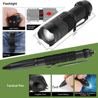 16 Pcs Survival Kit, Camping Gear & Equipment, Stocking Stuffers for Men, Outdoor Adventure Christmas Gifts OtdoorEdge Supply