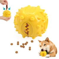Dog Interactive Chew Treat Dispensing Ball - Self-Play, Boredom Relief, Bite-Resistant, Teeth Cleaning Pet Toy, Outdoor Kinetics
