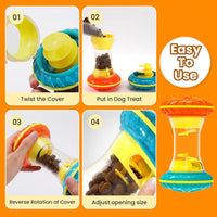 Interactive Dog Puzzle Toys for Boredom, Dogs Enrichment Toy to Keep Them Busy, Treat Dispensing Slow Feeder Outdoor Kinetics