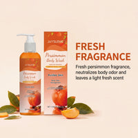 Persimmon Shower Gel Gentle Cleansing Deodorizing Exfoliating Maintain Skin Comfort Long Lasting Oil Control Fragrant Body Wash Outdoor Kinetics