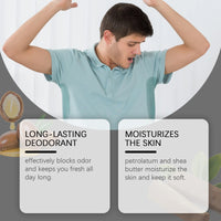 Sandalwood Deodorant Cream for Men Reduce Underarm Odor Long Lasting Fragrance Sweat Removal Dry Sooth Skin Antiperspirant Stick Outdoor Kinetics