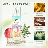 The fragrance spray has a long-lasting, faint floral scent with a fruity note. It is a fragrance body spray without alcohol. Outdoor Kinetics