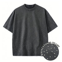 Men's Women Washed Vintage T-Shirts Street Hip Hop Retro Punk T Shirt Harajuku Casual Cotton Short Sleeve Couple TShirts Tees Outdoor Kinetics