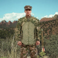 Ghillie Suit Breathable Ghillie Suit For Turkey Hunting Hunting Gear Camouflage Material Woodland Camouflage Jacket & Pants OtdoorEdge Supply